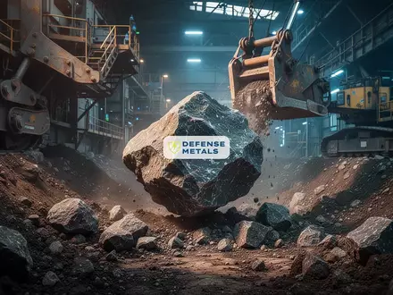 Abstrakte Darstellung von Bergbau und industrieller Rohstoffgewinnung in einer professionellen, modernen Umgebung. - Foto: über boerse-global.de