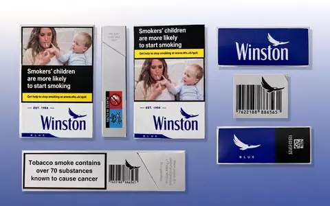 Schmuggelzigarette der Woche: Gefälschte Winston? / Fehlende Steuerbanderole, falscher Barcode, auffällige Inhaltswerte - Foto: presseportal.de