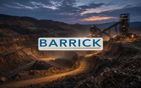 Abstrakte, atmosphärische Aufnahme einer modernen Bergbauanlage in der Dämmerung mit Fokus auf industrielle Strukturen. - Foto: über boerse-global.de