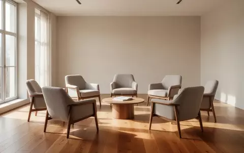 Ein heller, minimalistischer Konferenzraum mit einem Stuhlkreis in einer ruhigen, professionellen Umgebung. - Foto: über boerse-global.de