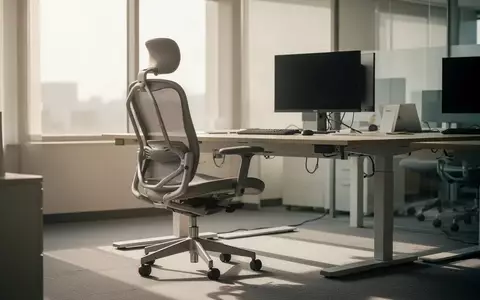 Symbolbild: ergonomischer Bürostuhl am Stehschreibtisch - Foto: über boerse-global.de