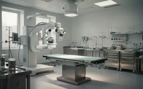 Ein klinischer Untersuchungsraum mit medizinischer Ausstattung in einer sterilen, hellen Umgebung. - Foto: über boerse-global.de