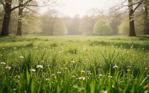 Eine sonnige Frühlingswiese mit frischem Gras und Blumen als Symbol für einen Neuanfang. - Foto: über boerse-global.de