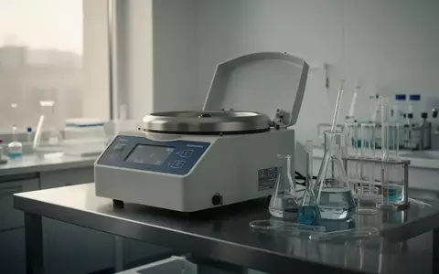 Ein steriler Labortisch mit medizinischen Analysegeräten in einer hellen, professionellen Umgebung. - Foto: über boerse-global.de