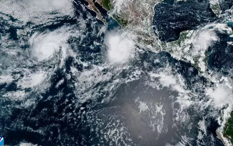 Im Ostpazifik ist die diesjährige Hurrikansaison sehr aktiv. Im Atlantik ist sie dagegen ruhig. - Foto: Uncredited/NOAA/AP/dpa