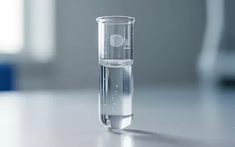 Ein Labor-Zentrifugenröhrchen mit Serumprobe vor einem neutralen, unscharfen Hintergrund in einer sterilen Umgebung. - Foto: über boerse-global.de
