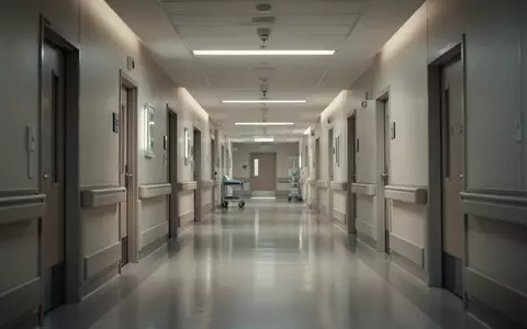 Moderner, steriler Krankenhausflur in einer Klinik, symbolisch für den Ausbau medizinischer Infrastruktur. - Foto: über boerse-global.de