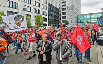 Stahldemo der IG Metall (Archiv) - Foto: via dts Nachrichtenagentur