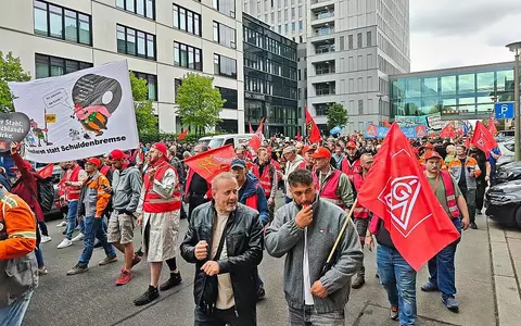 Stahldemo der IG Metall (Archiv) - Foto: via dts Nachrichtenagentur