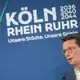 NRW-Ministerpräsident Hendrik Wüst legte sich mächtig für die Bewerbung von Köln-Rhein-Ruhr ins Zeug. (Archivbild) - Bild: Christoph Reichwein/dpa