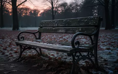 Eine leere Parkbank in herbstlicher, dämmriger Umgebung symbolisiert Einsamkeit und psychische Belastung. - Foto: über boerse-global.de
