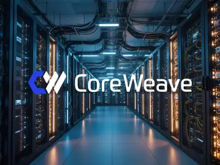 Moderne Rechenzentrumsinfrastruktur mit leuchtenden Serverschränken als Symbol für Investitionen in Cloud-Technologie - Foto: über boerse-global.de
