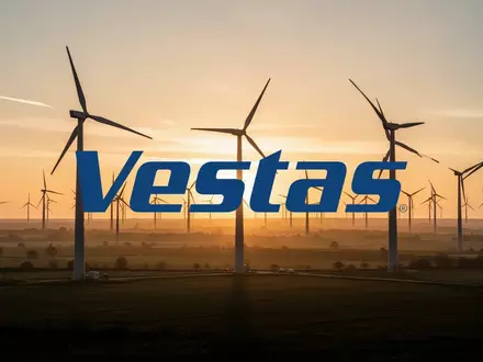 Moderne Windkraftanlagen in einer weiten Landschaft bei Sonnenuntergang als Symbol für erneuerbare Energien. - Foto: über boerse-global.de