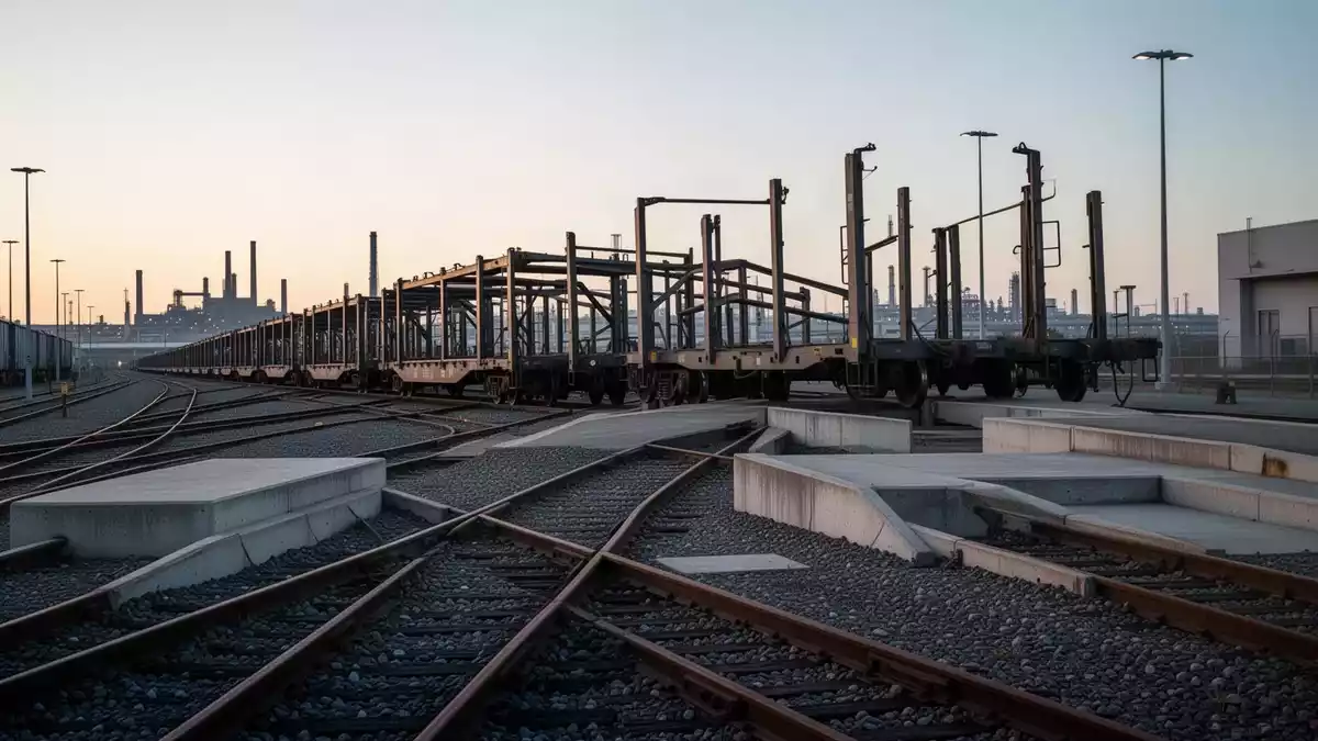 Unikie demonstriert automatisierte Fahrzeugverladung auf Bahnwagen