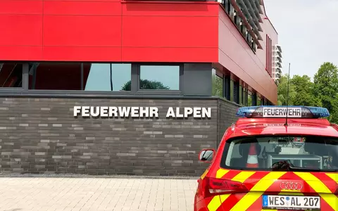 FW Alpen: Brandmeldeanlage löste aus - Foto: presseportal.de