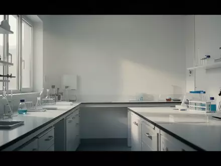 Minimalistische Laborumgebung mit hellem, natürlichem Licht und klinischer Atmosphäre. - Foto: über boerse-global.de
