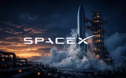 Eine futuristische Rakete auf einer Startrampe bei Dämmerung, die den Fortschritt in der Raumfahrt symbolisiert. - Foto: über boerse-global.de