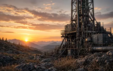 Moderne Energie-Infrastruktur und Industrieanlagen in einer kanadischen Landschaft bei Sonnenuntergang. - Foto: über boerse-global.de