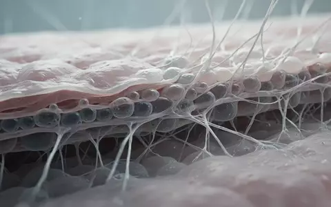 Nahaufnahme von biologischem Gewebe unter Laborbeleuchtung zur Darstellung von Heilungsprozessen. - Foto: über boerse-global.de