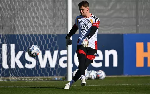 Torwart Alexander Nübel steht wohl vor seinem vierten Länderspieleinsatz. - Foto: Federico Gambarini/dpa