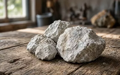 Rohstücke von Lithiumerz auf einem geologischen Arbeitstisch in natürlichem Licht. - Foto: über boerse-global.de