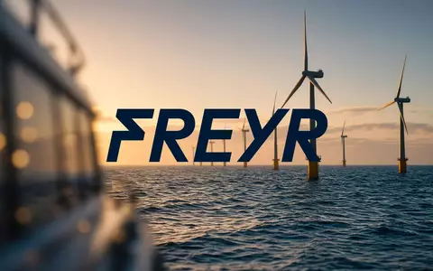 Moderne Offshore-Windkraftanlagen vor dem Hintergrund eines goldenen Sonnenuntergangs über dem Meer. - Foto: über boerse-global.de