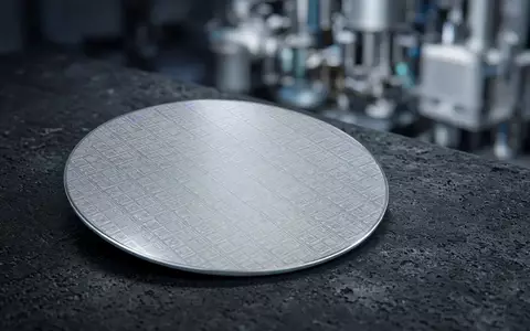 Ein Silizium-Wafer auf einem Labortisch in einer modernen Halbleiter-Fertigungsanlage. - Foto: über boerse-global.de