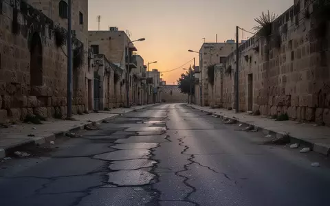 Eine leere, ruhige Straße in Nikosia bei Dämmerung, die eine Atmosphäre der Vorsicht und Wachsamkeit vermittelt. - Foto: über boerse-global.de