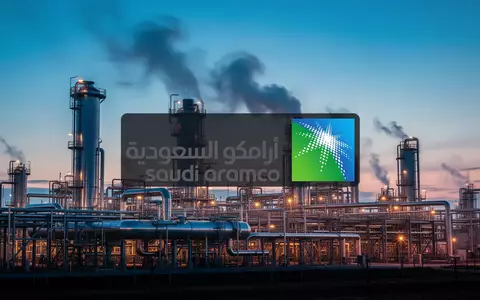 Moderne Industrieanlage zur Erdgasverarbeitung in der Abenddämmerung mit atmosphärischer Beleuchtung. - Foto: über boerse-global.de