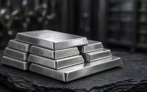 Gestapelte Silberbarren auf einer dunklen Schieferplatte bei gedimmter, natürlicher Beleuchtung. - Foto: über boerse-global.de