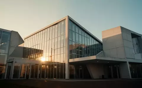 Modernes Verwaltungsgebäude in den Niederlanden mit klarer Architektur bei Sonnenuntergang. - Foto: über boerse-global.de