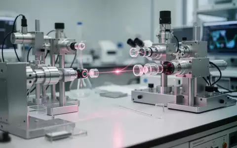 Laborumgebung mit präzisen optischen Messgeräten und Laser-Spektroskopie-Technik für die medizinische Forschung. - Foto: über boerse-global.de