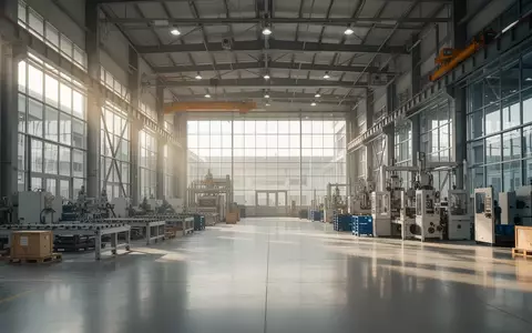 Eine weitläufige, modern gestaltete Industriehalle mit hohen Decken und natürlichem Lichteinfall, die industrielle Stärke symbolisiert. - Foto: über boerse-global.de