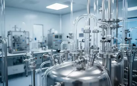 Sterile Laborumgebung mit modernen Bioreaktoren und industriellen Anlagen zur Zellkultivierung. - Foto: über boerse-global.de