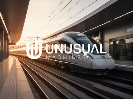 Moderner Hochgeschwindigkeitszug in einem minimalistischen Bahnhof bei Sonnenuntergang. - Foto: über boerse-global.de
