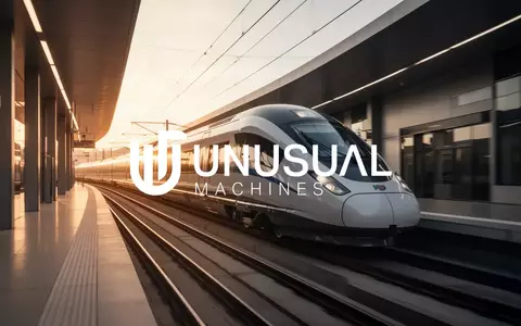 Moderner Hochgeschwindigkeitszug in einem minimalistischen Bahnhof bei Sonnenuntergang. - Foto: ĂĽber boerse-global.de