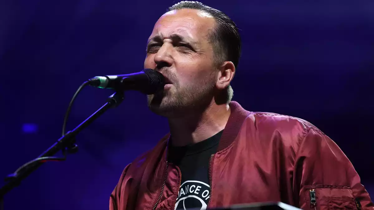 Danger Dan macht als Solokünstler Musik, ist aber auch Teil der Rap-Gruppe Antilopen Gang. (Archivbild) - Bild: Bernd Wüstneck/dpa