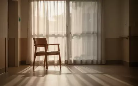 Ein leeres, sonnendurchflutetes Zimmer in einer modernen Senioreneinrichtung mit Blick aus dem Fenster. - Foto: über boerse-global.de
