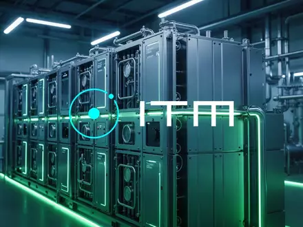Industrielle Elektrolyseur-Stacks für die grüne Wasserstoffproduktion in einer modernen Industrieanlage. - Foto: über boerse-global.de