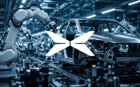 Moderne automatisierte Fertigungslinie in einer Elektrofahrzeug-Fabrik mit Industrierobotern - Foto: über boerse-global.de