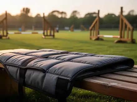 Ein leerer Hundeübungsplatz mit hochwertigen Materialien und Agility-Geräten bei natürlichem Morgenlicht. - Foto: über boerse-global.de