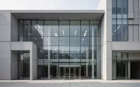Moderne Glas- und Betonfassade eines Behördengebäudes bei Tageslicht. - Foto: über boerse-global.de