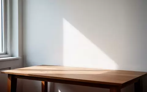 Minimalistischer Arbeitsplatz mit weichem Tageslicht und sanften Farbverläufen an einer leeren Wand. - Foto: über boerse-global.de