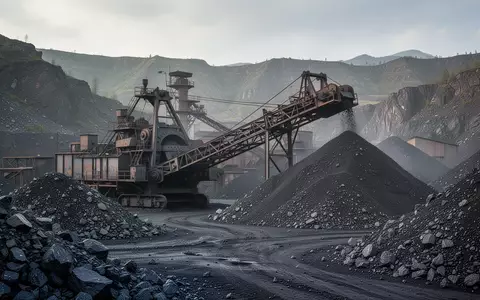 Industrielle Graphitverarbeitungsanlage in einer weitläufigen Landschaft mit gelagerten Rohstoffen. - Foto: über boerse-global.de
