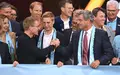 Erst der Jubel, dann die Arbeit: Auf die Olympia-Macher kommt noch viel Arbeit zu. - Foto: Marijan Murat/dpa