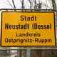Laut Destatis ist Neustadt der häufigste Ortsname in Deutschland. (Archivbild) - Bild: Paul Zinken/dpa