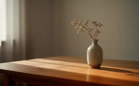 Ein stiller, minimalistisch eingerichteter Raum mit weichem Tageslicht, das auf einen Holztisch fällt und eine Atmosphäre der Ruhe und Geduld vermittelt. - Foto: über boerse-global.de