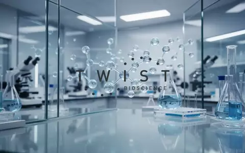 Abstrakte Darstellung eines modernen Biotechnologie-Labors mit Fokus auf wissenschaftlicher Präzision und technischem Design. - Foto: über boerse-global.de
