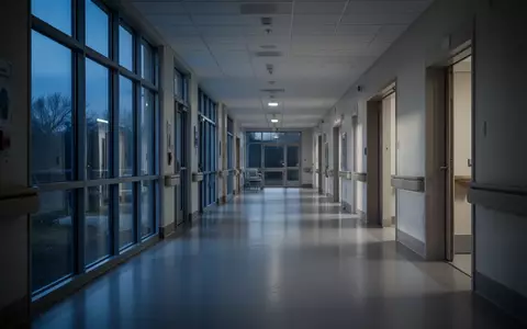 Ein leerer, modern gestalteter Krankenhausflur mit einfallendem Tageslicht, der die Atmosphäre einer Pflegeeinrichtung vermittelt. - Foto: über boerse-global.de