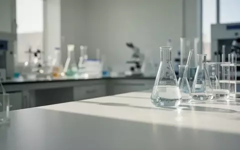 Ein heller, moderner Laborraum mit Glasgefäßen auf einer sauberen Arbeitsfläche, der eine Atmosphäre von Prävention und Gesundheit vermittelt. - Foto: über boerse-global.de